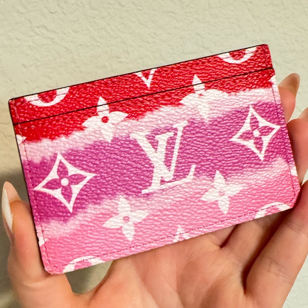 LOUIS VUITTON tie dye card holder